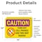 Signmission Radiation & Laser Sign, 10 in H x 14 in W, Vinyl Decal, Rectangle OS-2PACK-CR-D-1014-L-10193 - alternate 5